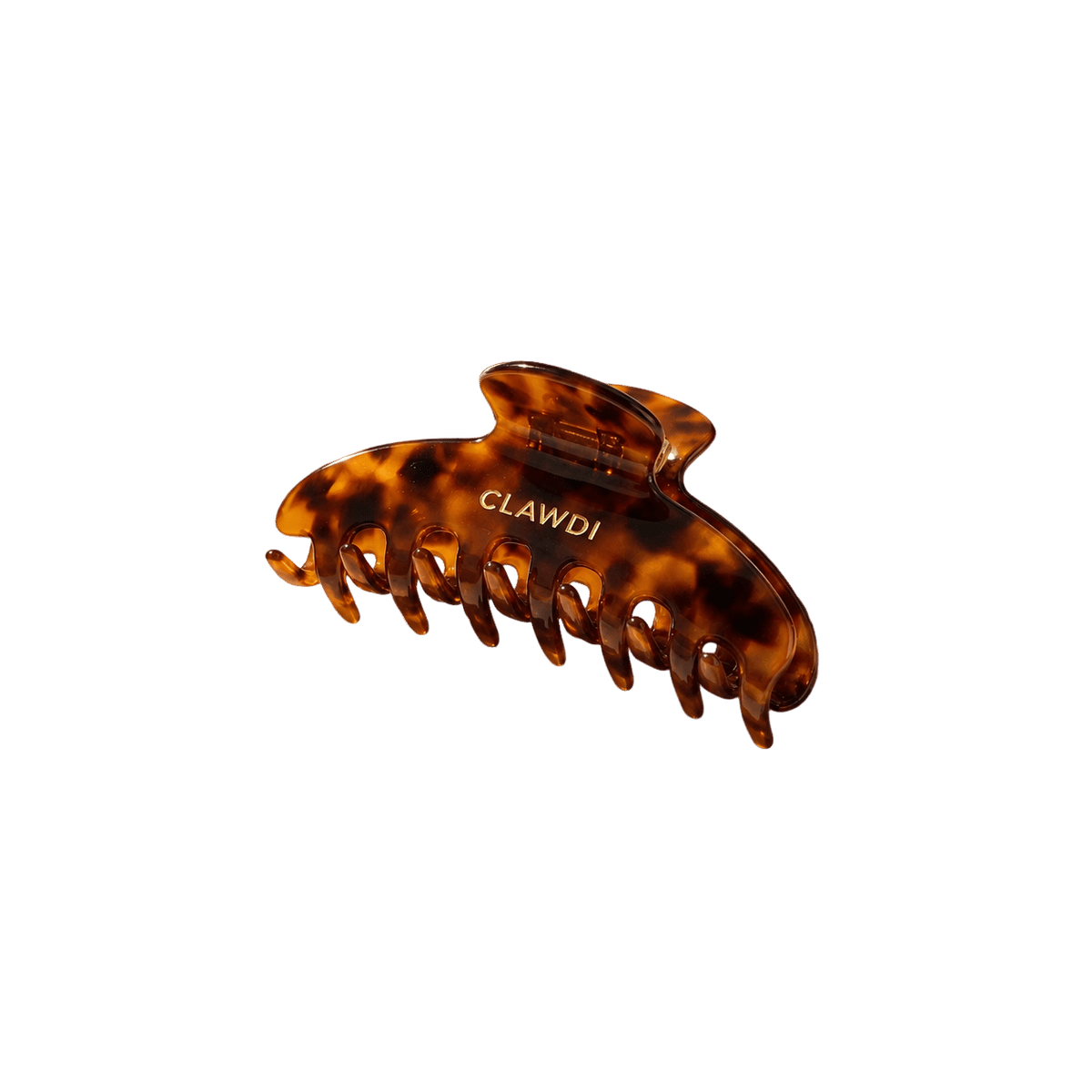 The same hair claw clip cut out on a transparent background