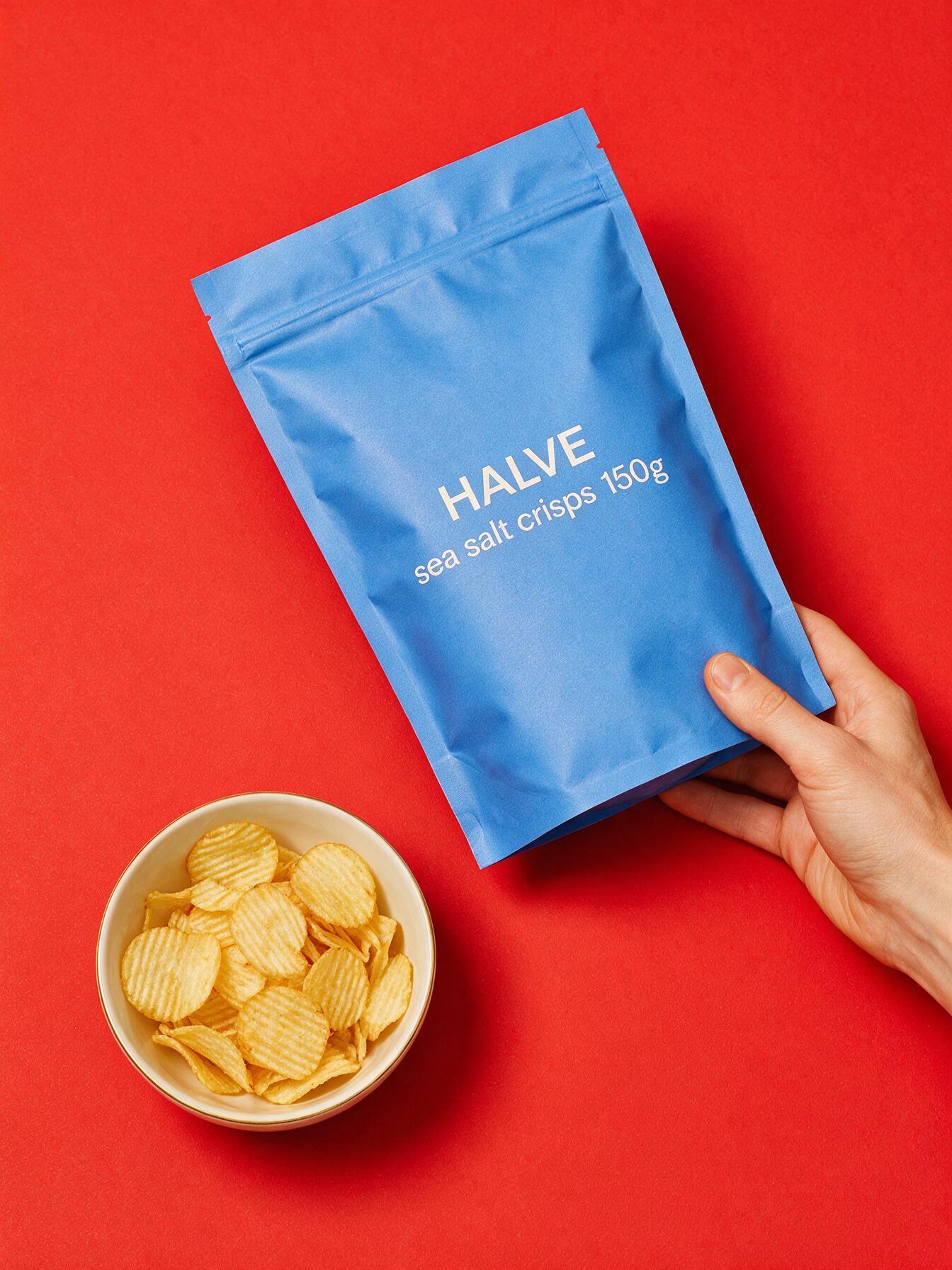 AI product photo made with the Honey Drizzle Crisps template