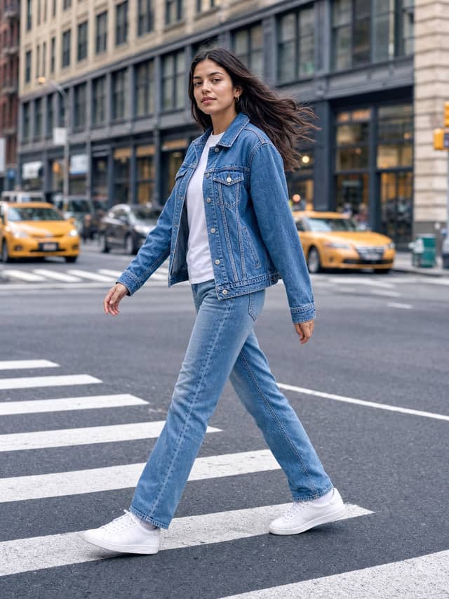 Denim Jacket Walk